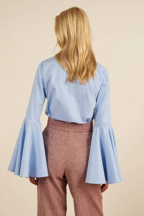 Bellflower Blue Shirt-ROVOLE