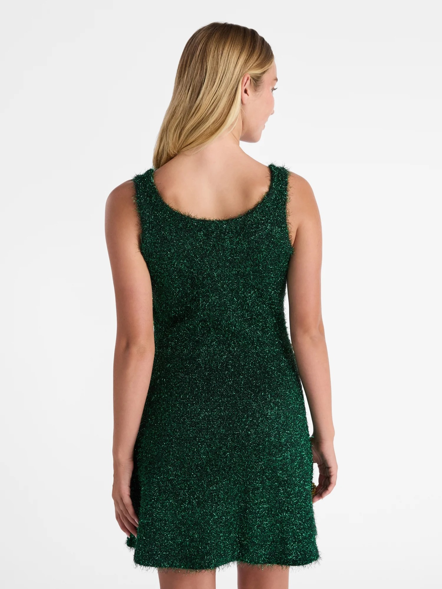 Christmas Tree Sequined Mini Dress