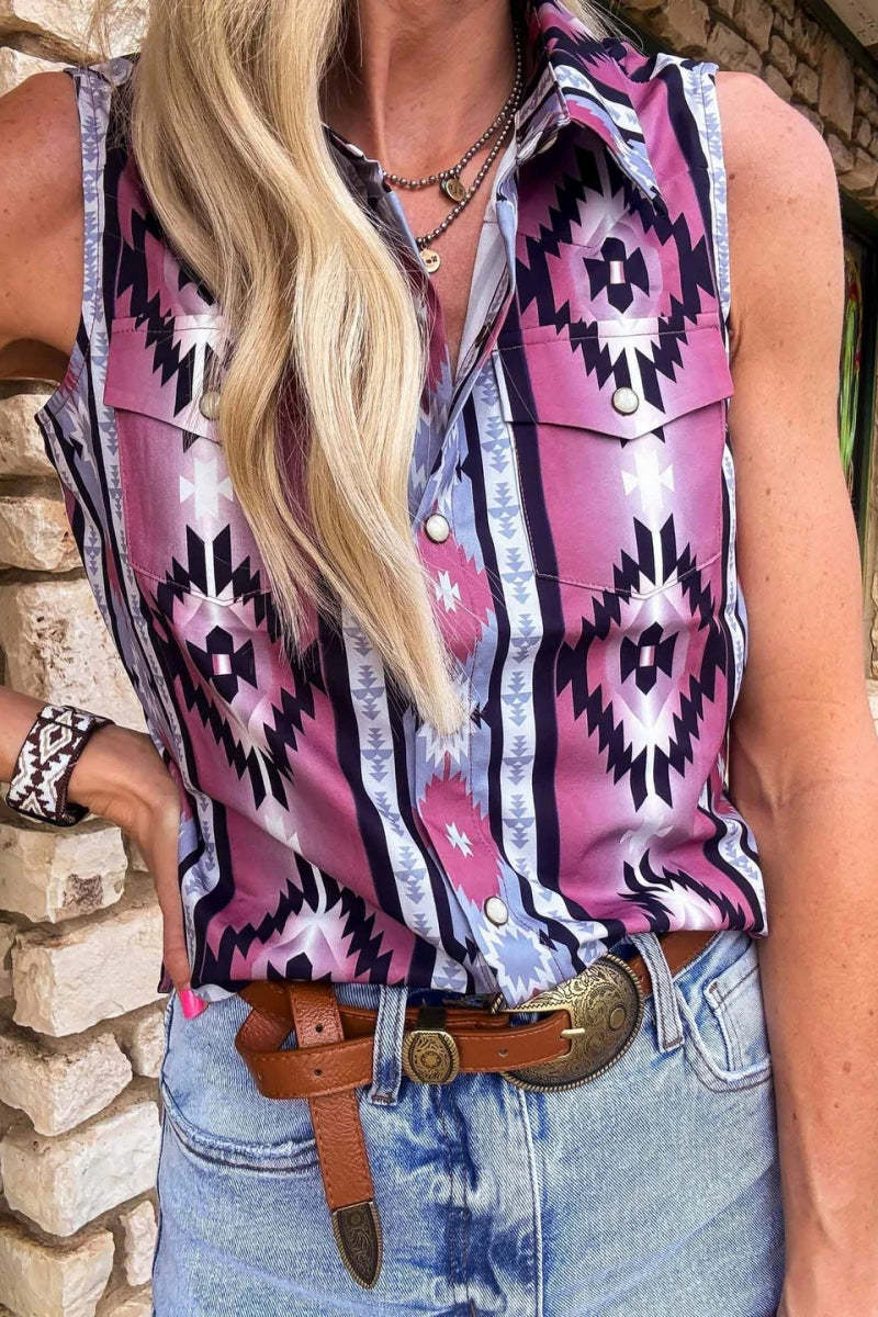 The Anson Aztec Button Down-ROVOLE