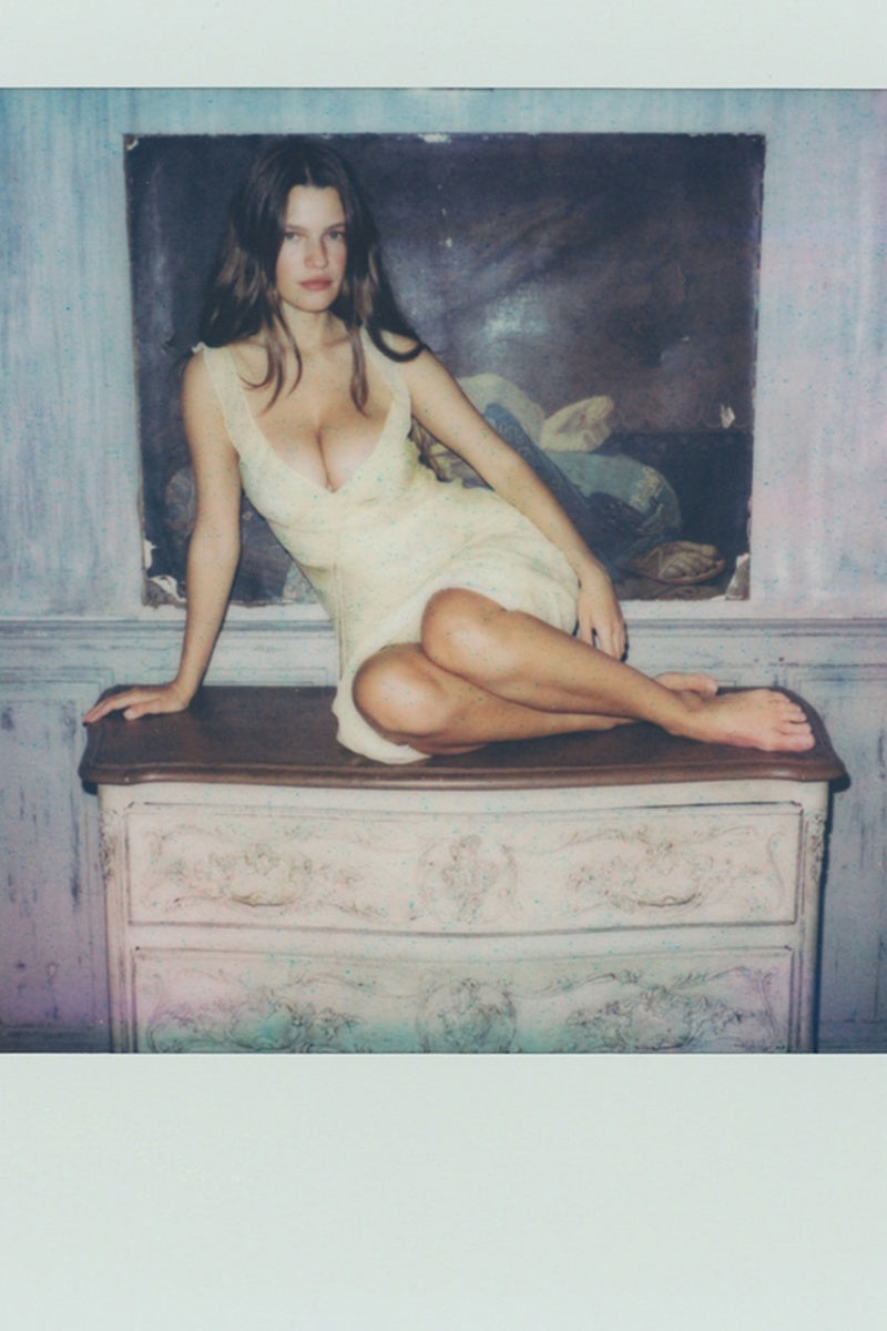 Bow Ruffle Plunge Neck Floral Slim Fit Maxi Dress-ROVOLE