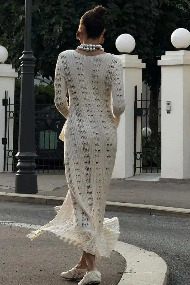 Boho Chic Long Cardigan With Buttons-ROVOLE