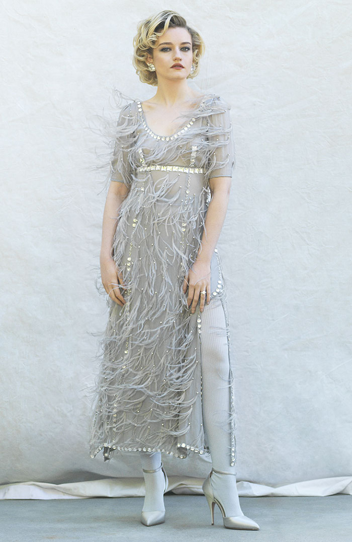 Prada Icy Blue Chiffon Dress