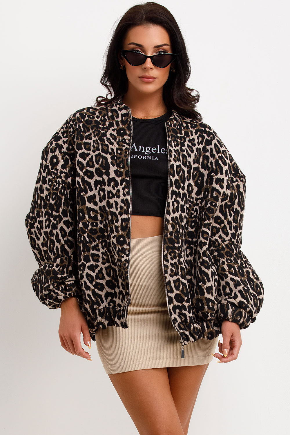 Retro Leopard Print Coat-ROVOLE
