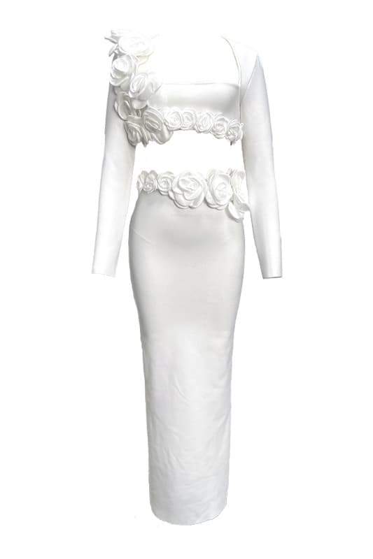 Lillian Embellished Floral Set-ROVOLE