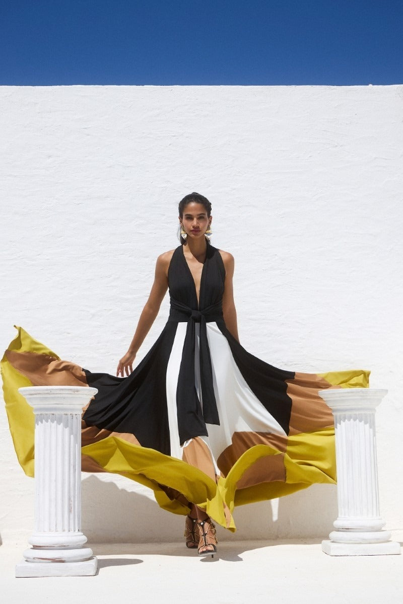 Polymorphic Maxi Dress-ROVOLE