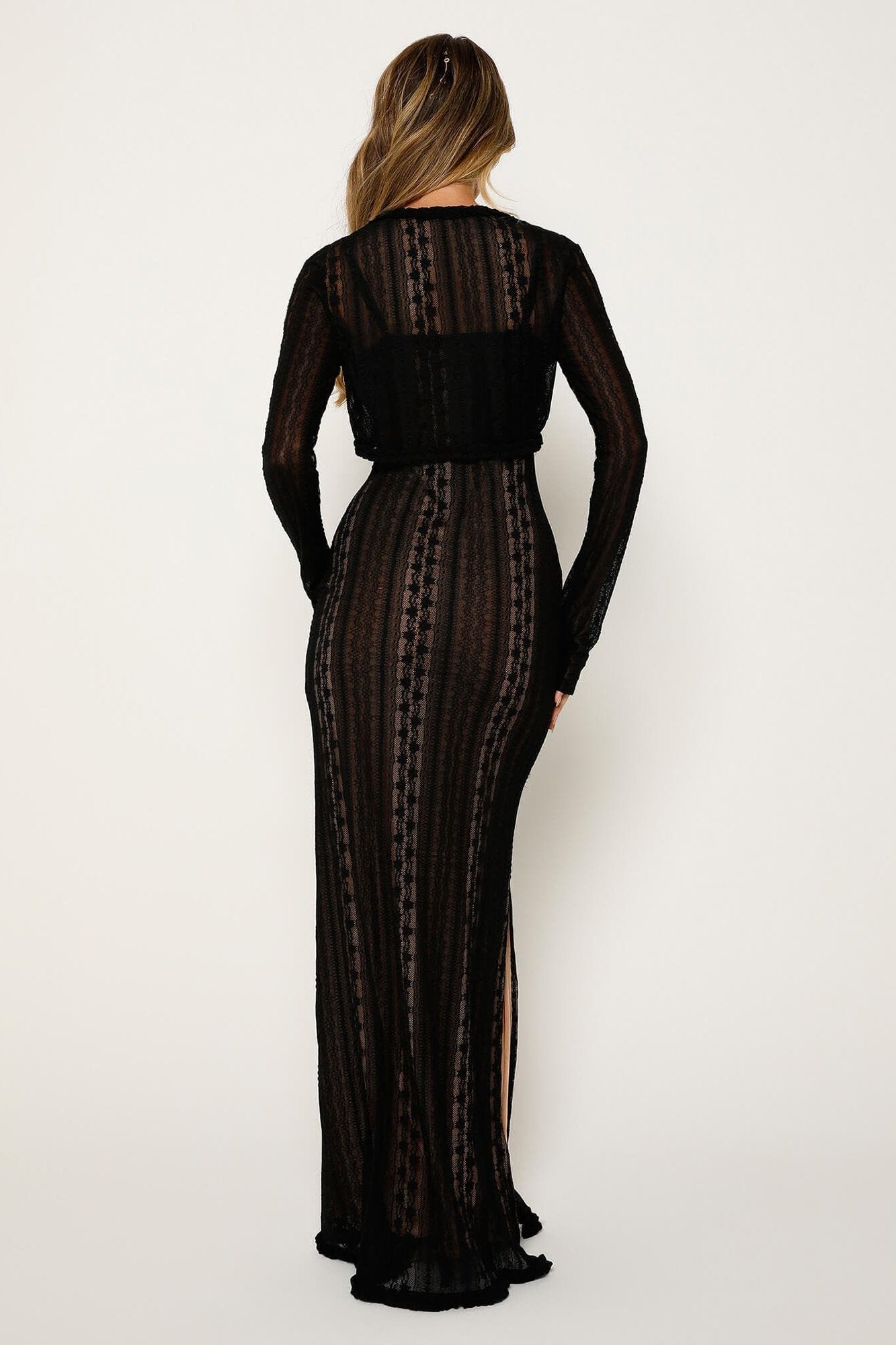 Melinda V-Neck Lace Set-ROVOLE