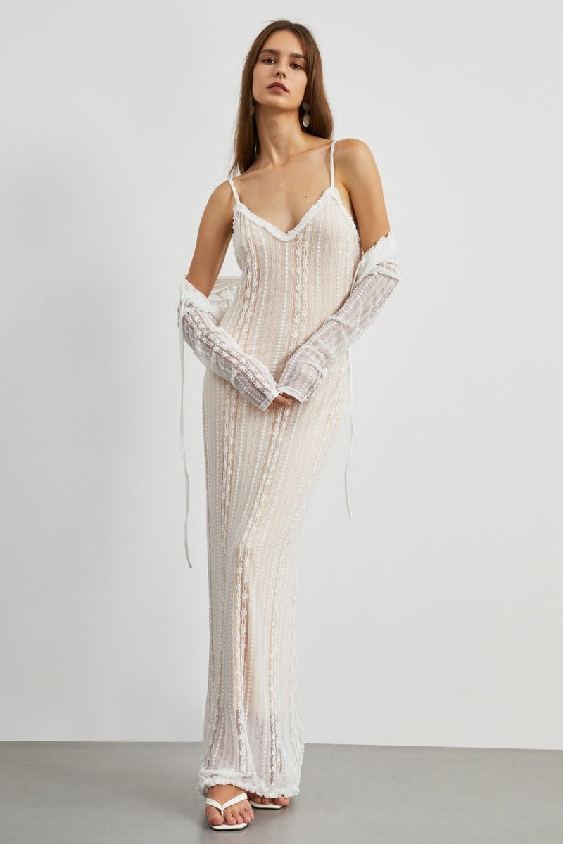 Melinda V-Neck Lace Set-ROVOLE