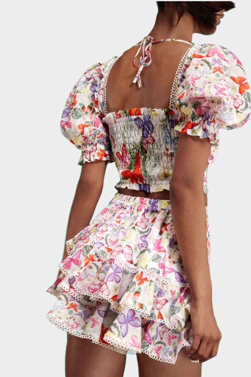 Mona Butterfly Printed Set-ROVOLE