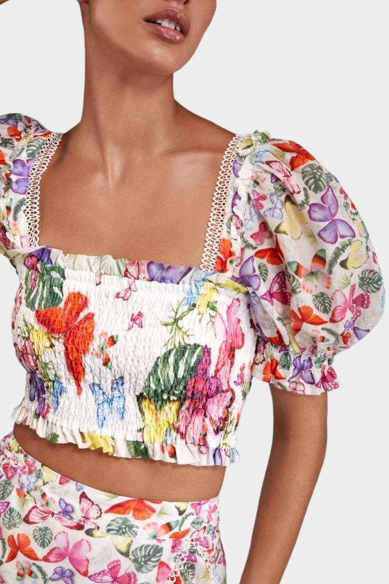 Mona Butterfly Printed Set-ROVOLE