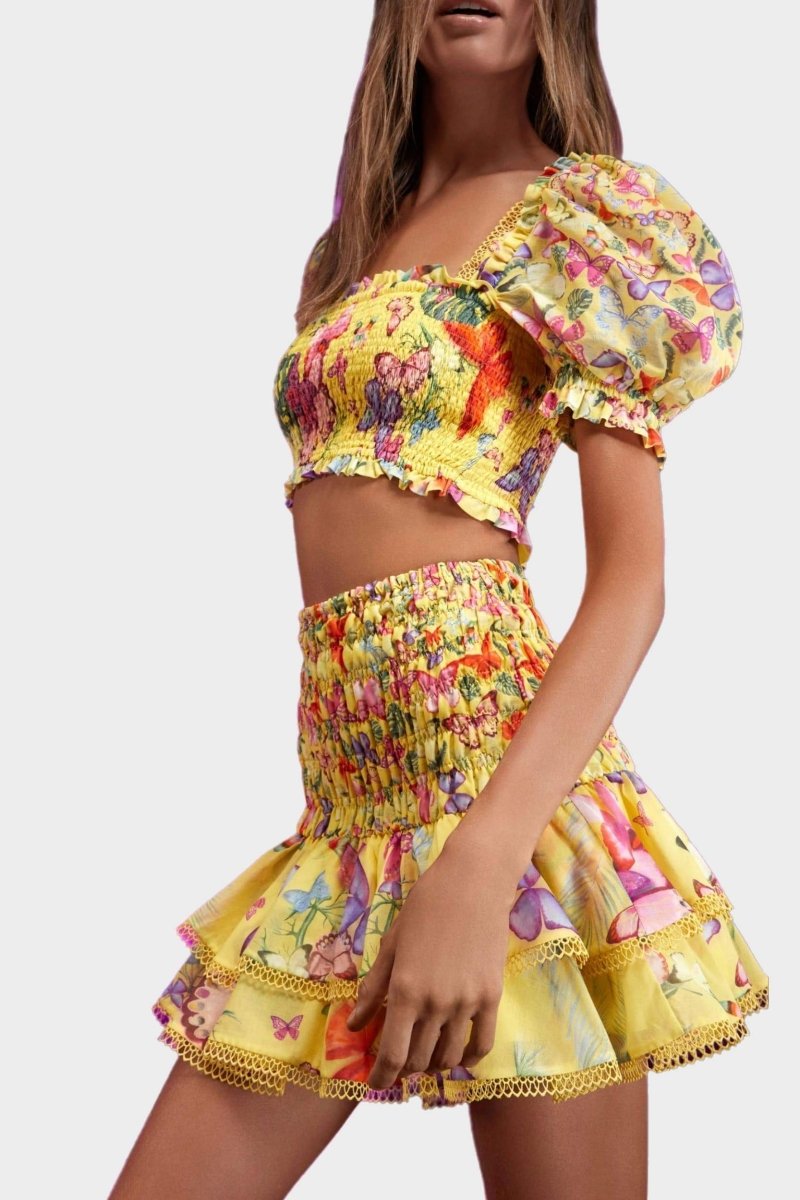 Mona Butterfly Printed Set-ROVOLE
