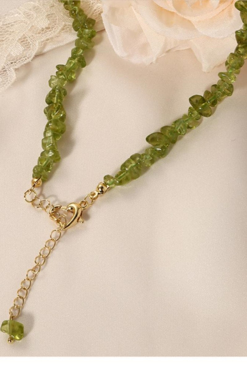 Nora Irregular Crystal Necklace-ROVOLE