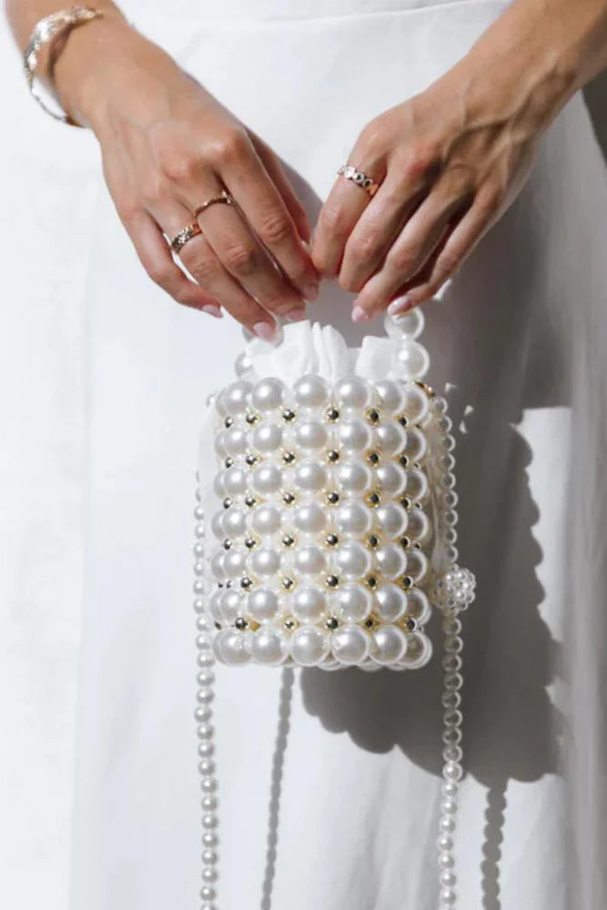 Renate Pearl Bucket Bag-ROVOLE