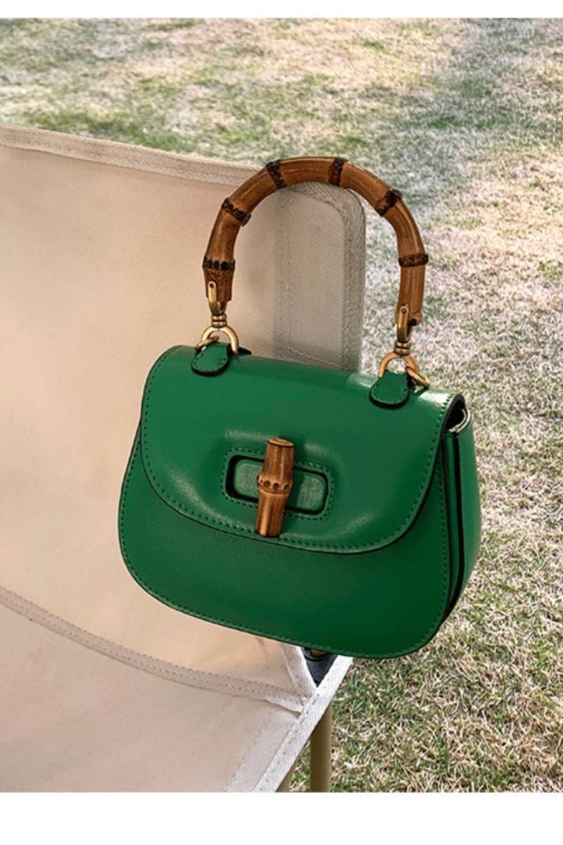 Riva Bamboo Handle Saddle Bag-ROVOLE
