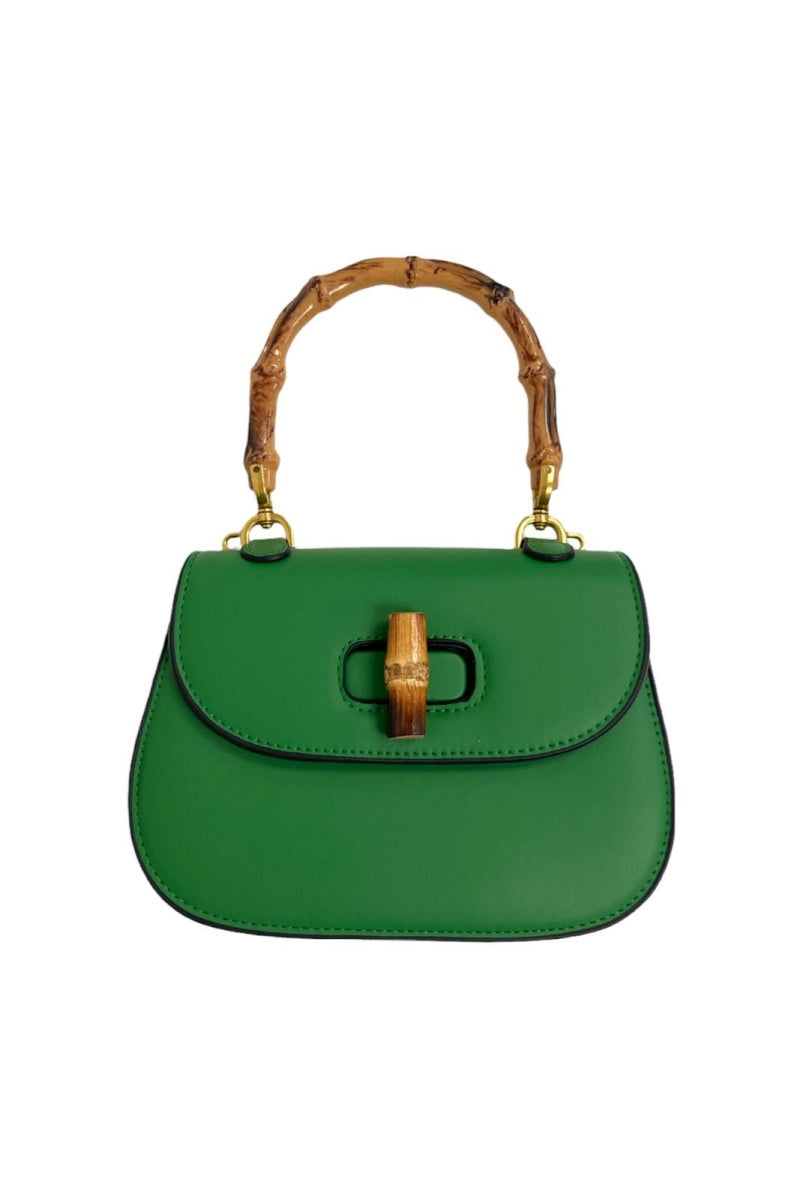 Riva Bamboo Handle Saddle Bag-ROVOLE