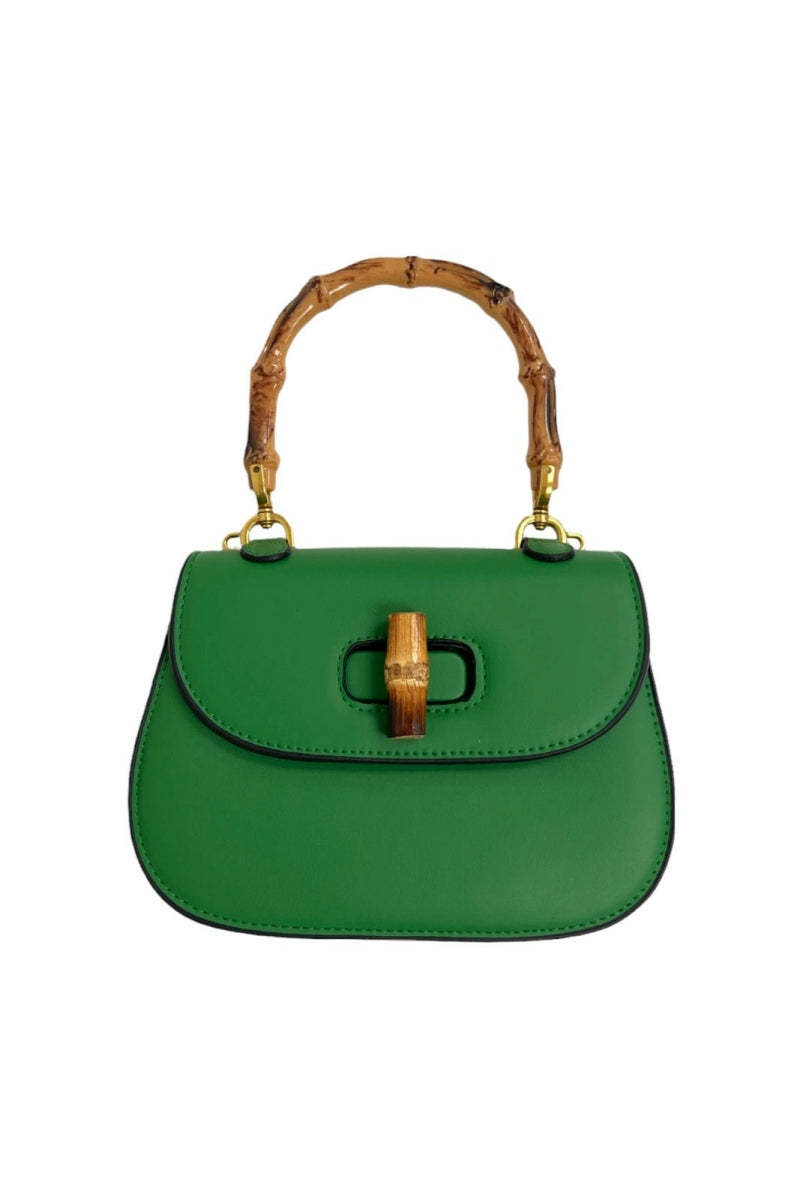 Riva Bamboo Handle Saddle Bag-ROVOLE