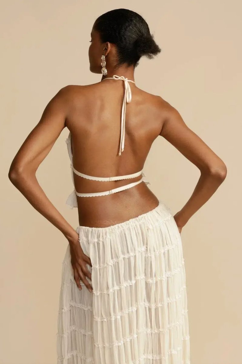Rosalie Backless Pleated Set-ROVOLE