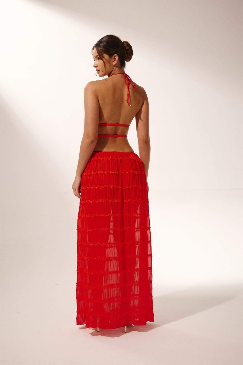 Rosalie Backless Pleated Set-ROVOLE