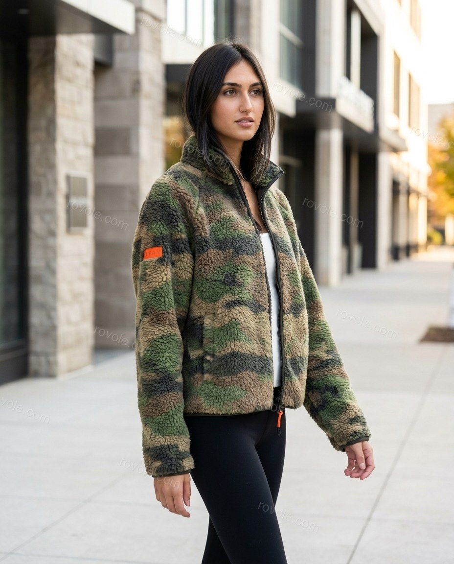 Green Jacket, alternate use-case lifestyle view, by rovole.com