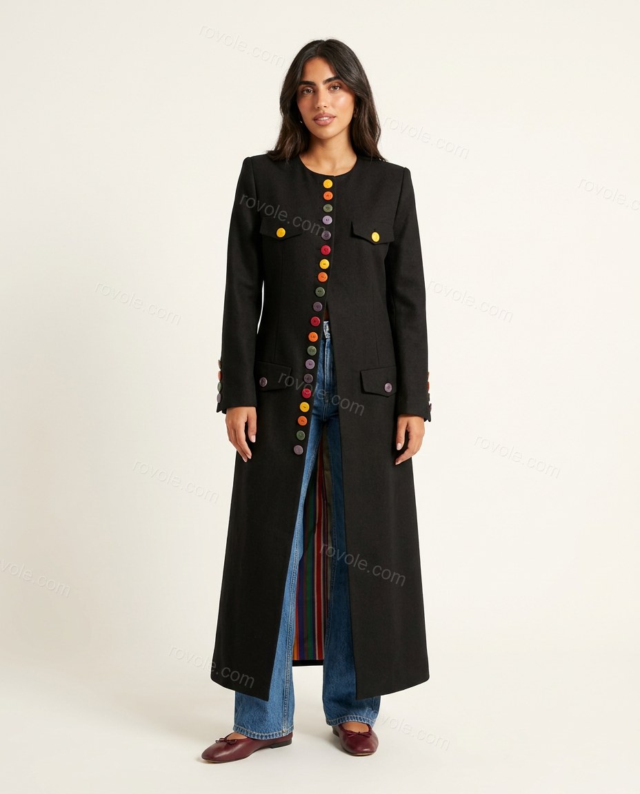 Black Coat, front studio view, by rovole.com