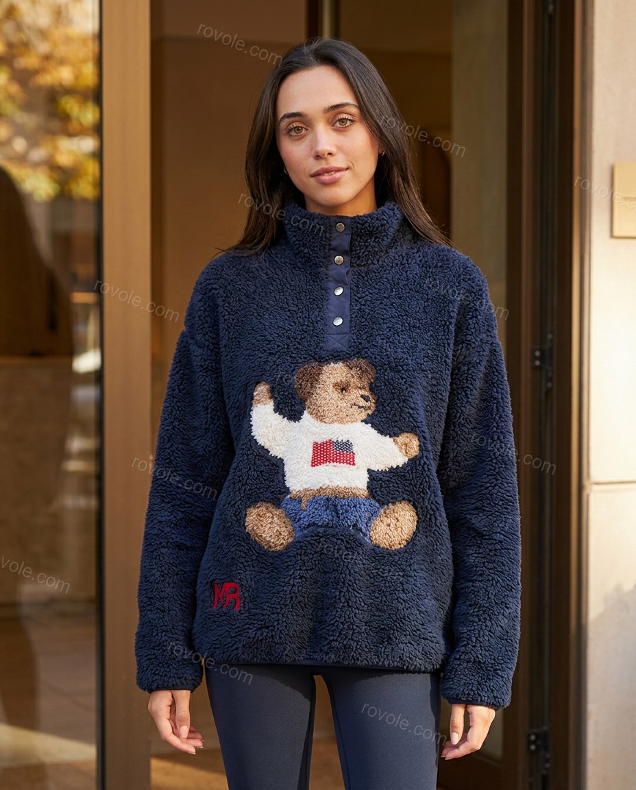 Navy Blue Top, full-length hero view, by rovole.com
