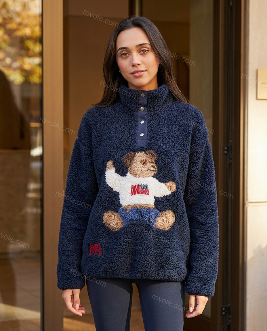 Navy Blue Top, full-length hero view, by rovole.com