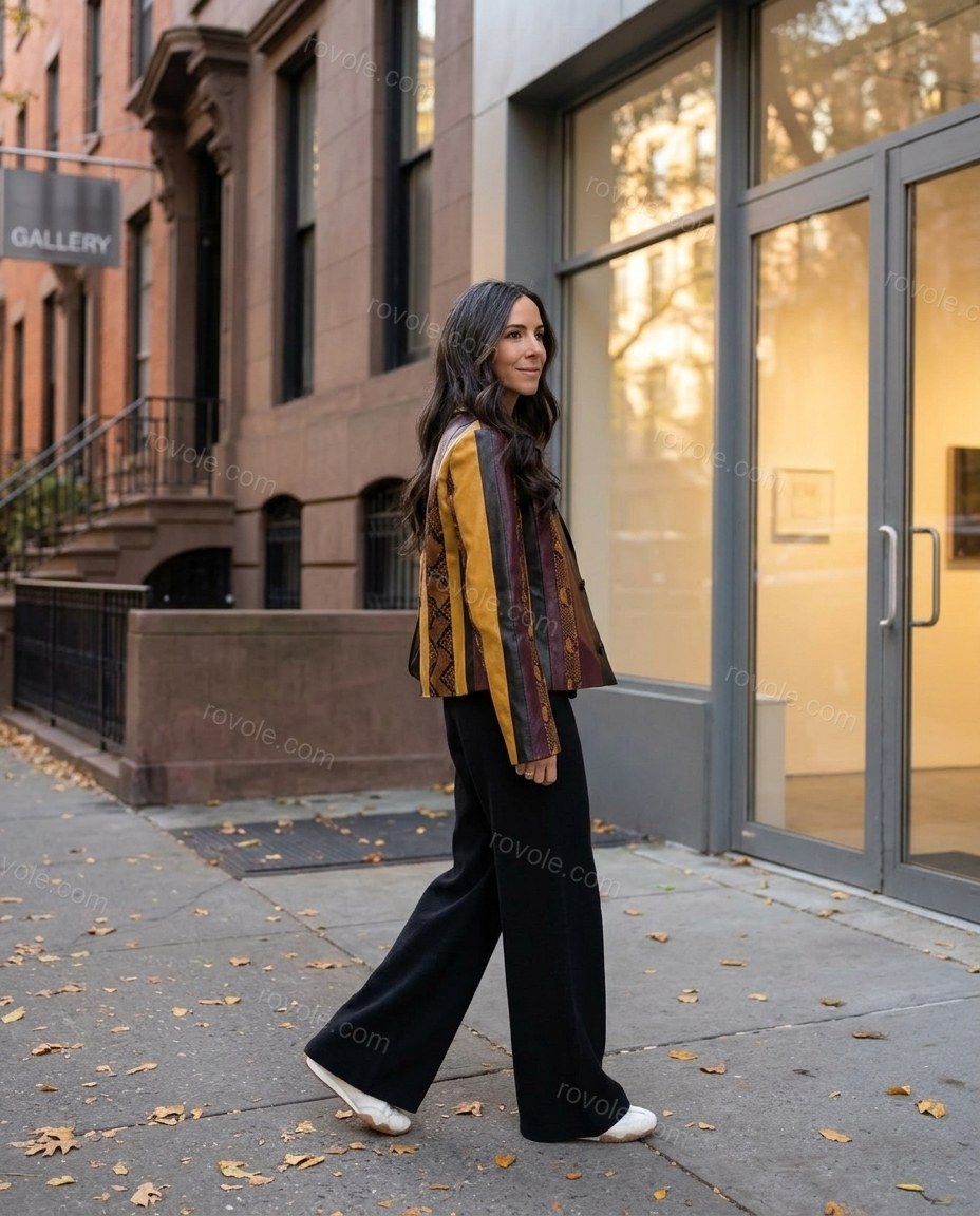 Multi Two-Piece Set, walking lifestyle view, by rovole.com