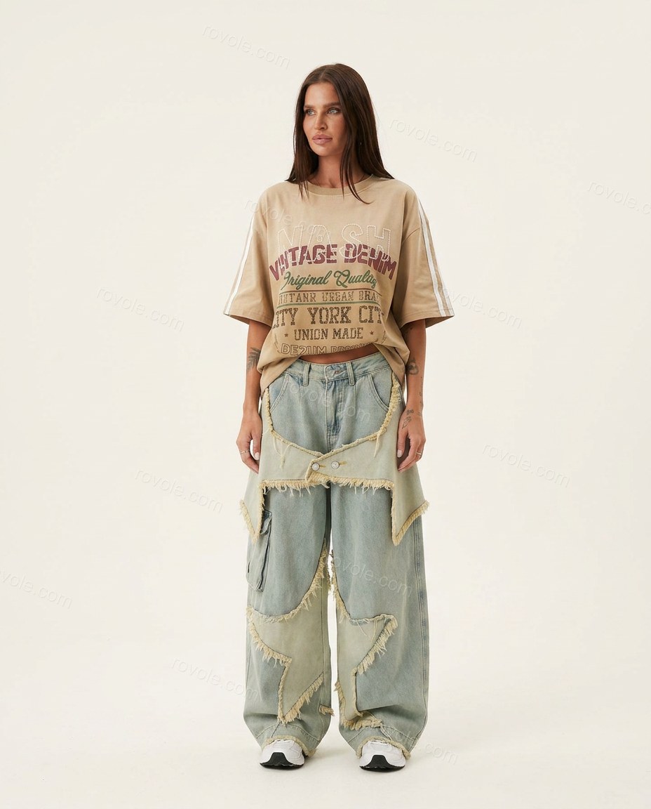 Light Blue Soft Embroidered Pant Set by Rovole