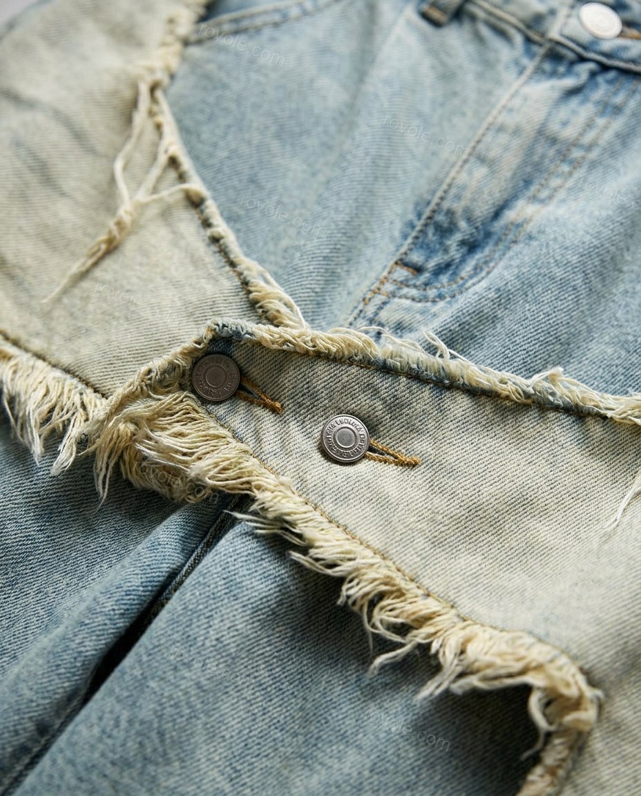 Light Blue Soft Embroidered Pant Set by Rovole
