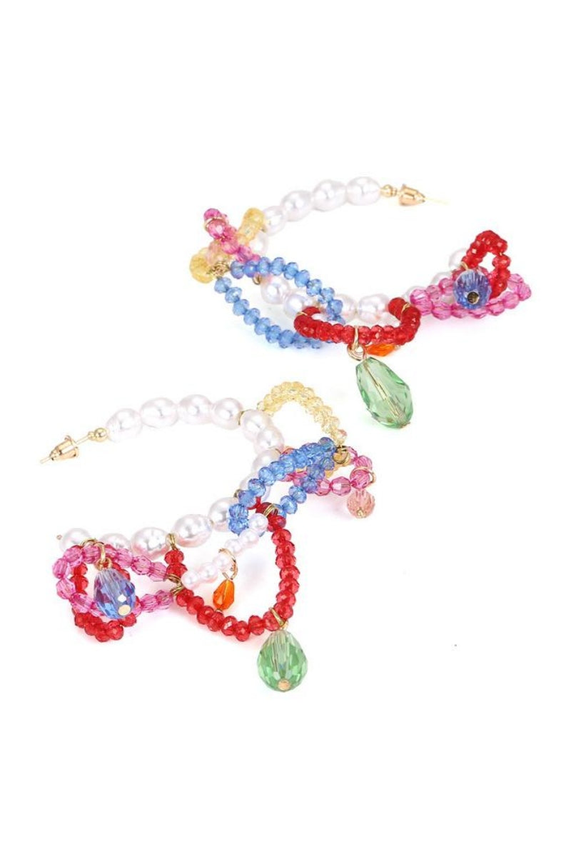 Rox Beaded Tassel Earrings-ROVOLE