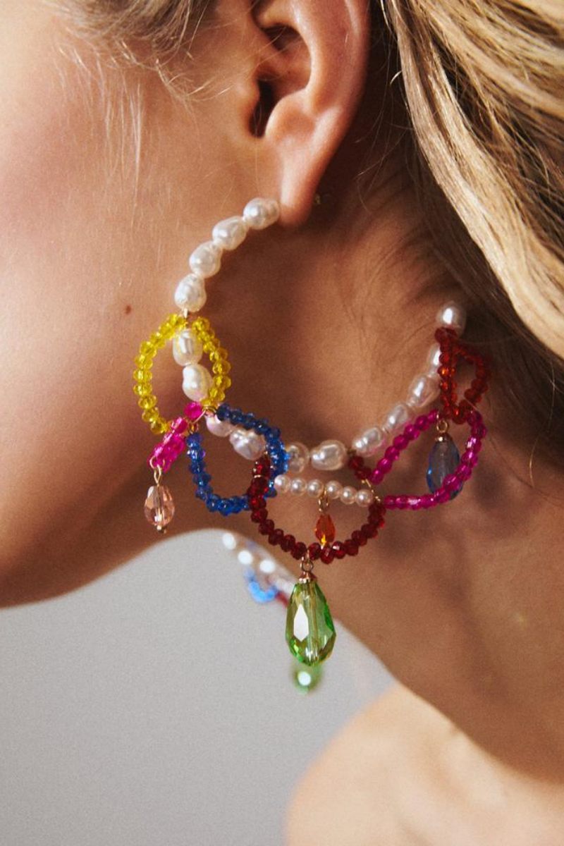 Rox Beaded Tassel Earrings-ROVOLE