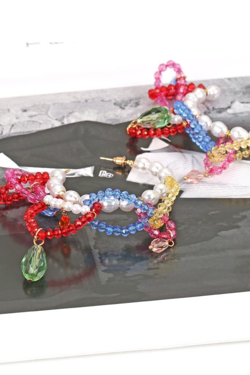 Rox Beaded Tassel Earrings-ROVOLE