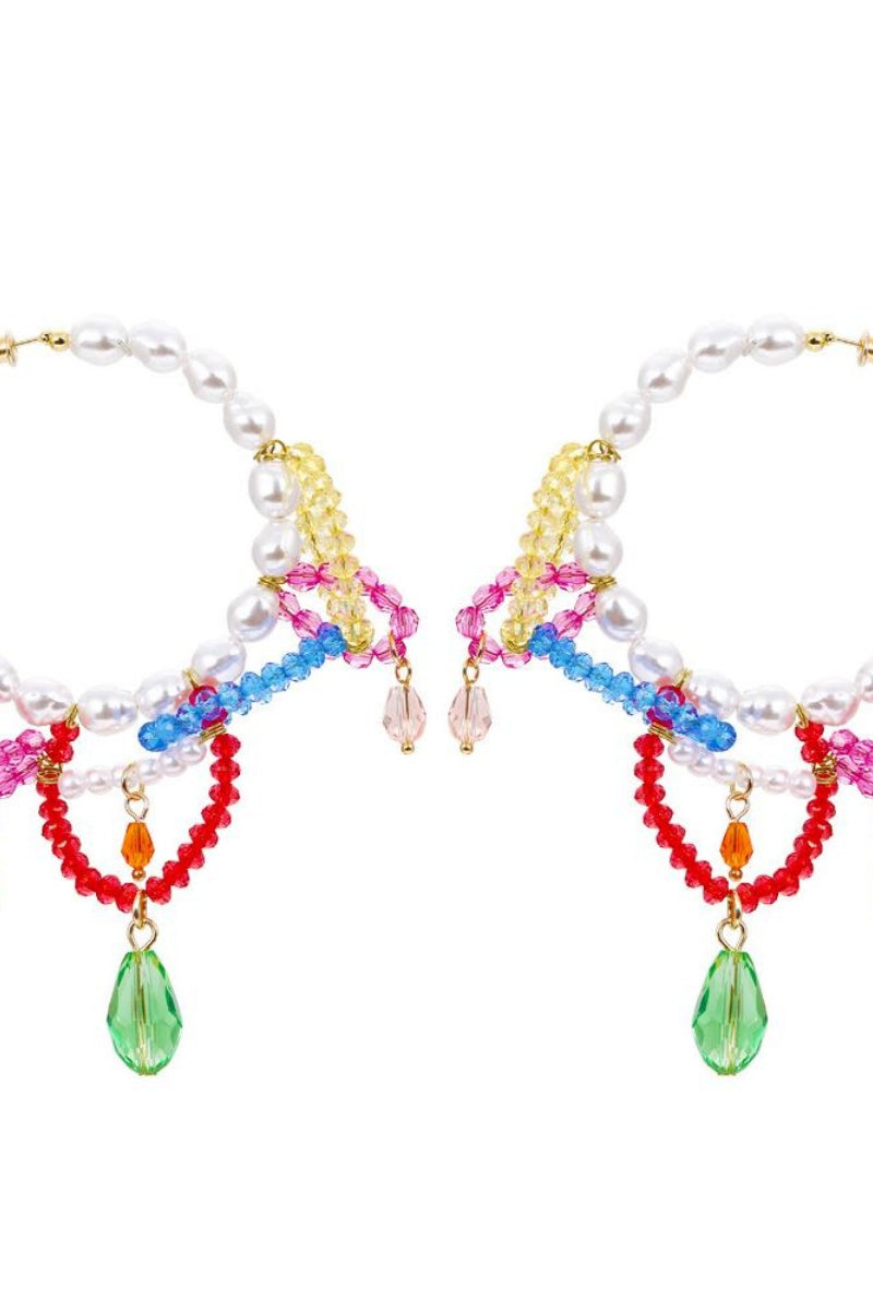 Rox Beaded Tassel Earrings-ROVOLE