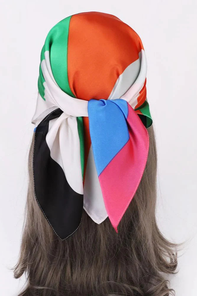 Sandra Abstract Print Headscarf-ROVOLE