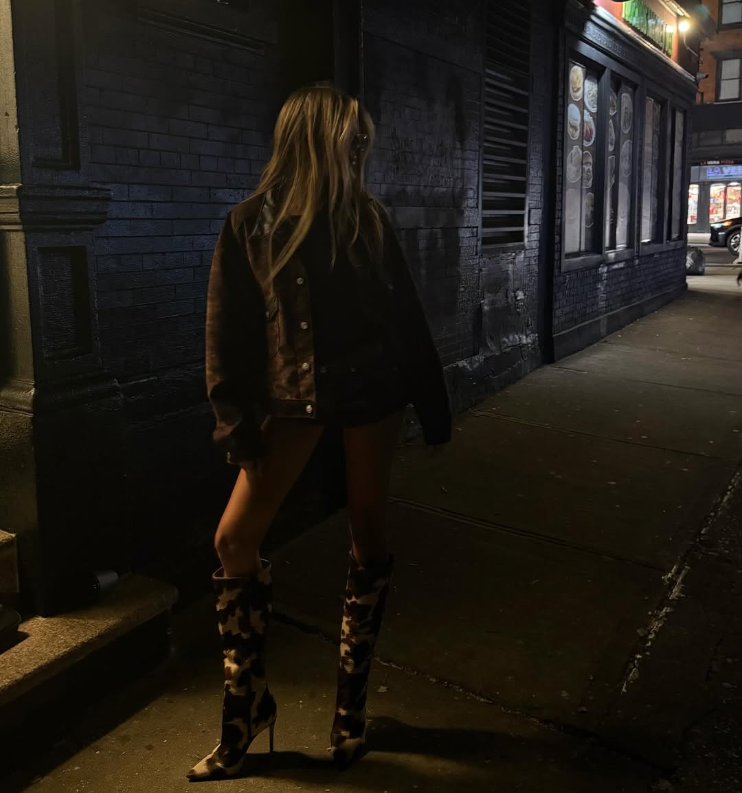 Midnight Rodeo Faux Suede Co-ord Set