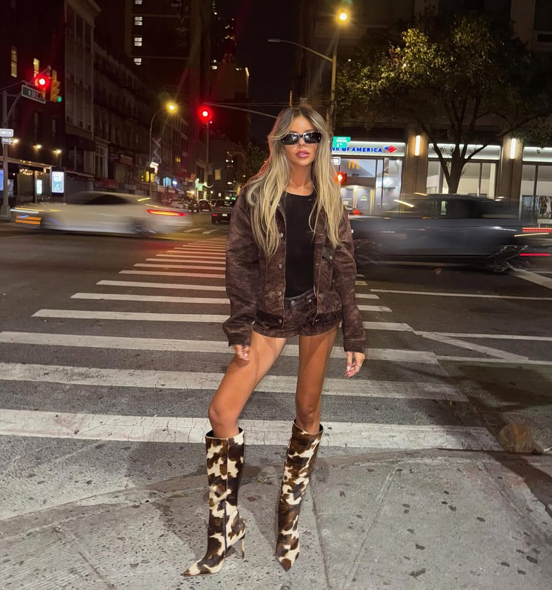 Midnight Rodeo Faux Suede Co-ord Set