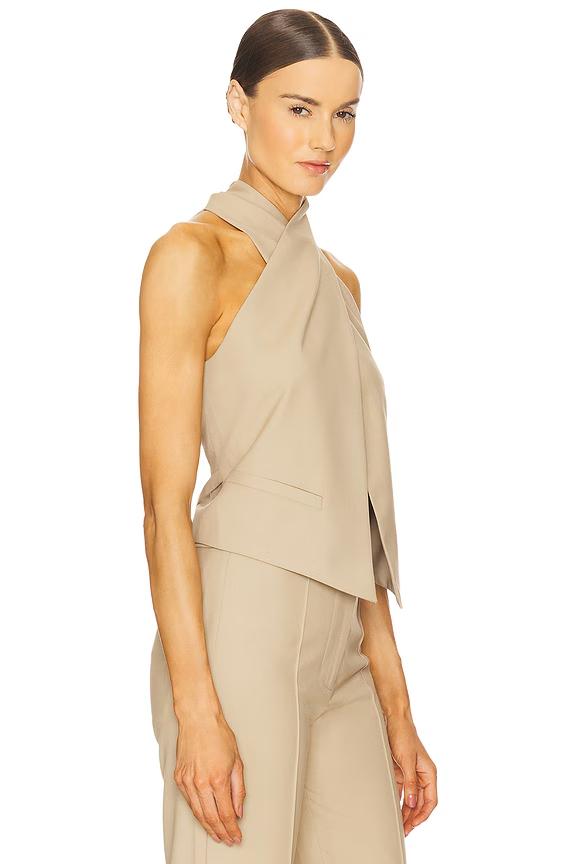 Cross Halter Neck Vest Top-ROVOLE