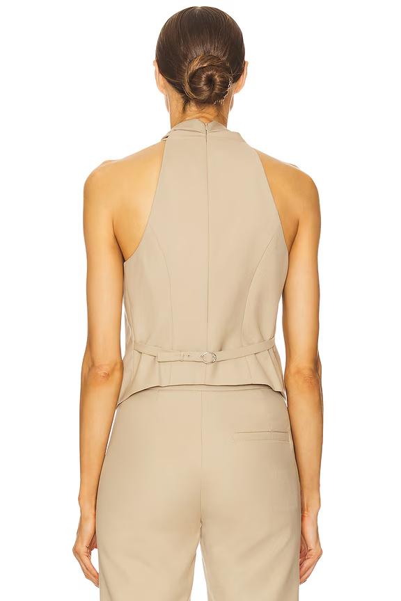 Cross Halter Neck Vest Top-ROVOLE