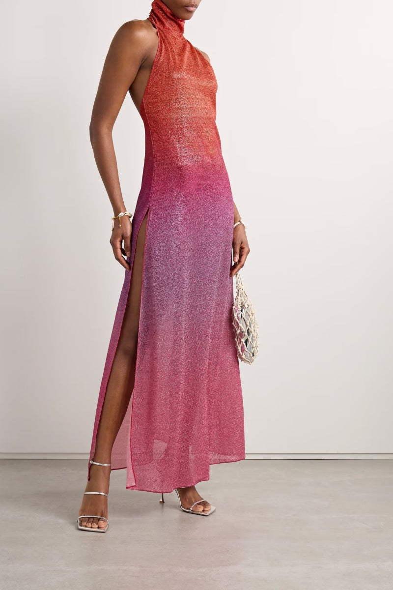 Oséree Orange Lumière  Maxi Dress-ROVOLE