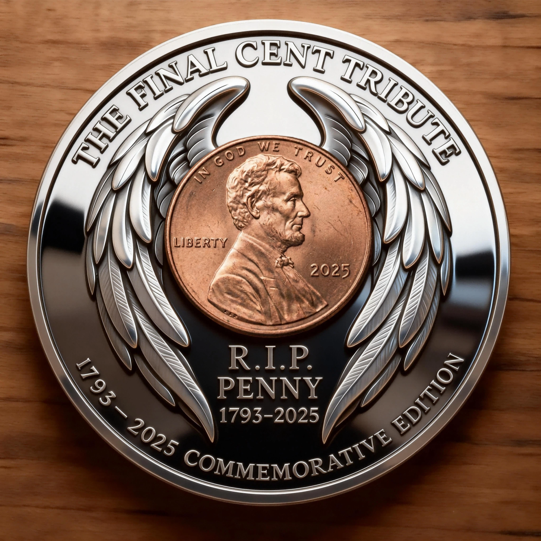 🏆Flash Sale 60% OFF - The Final Cent Tribute Commemorative Coin 💰