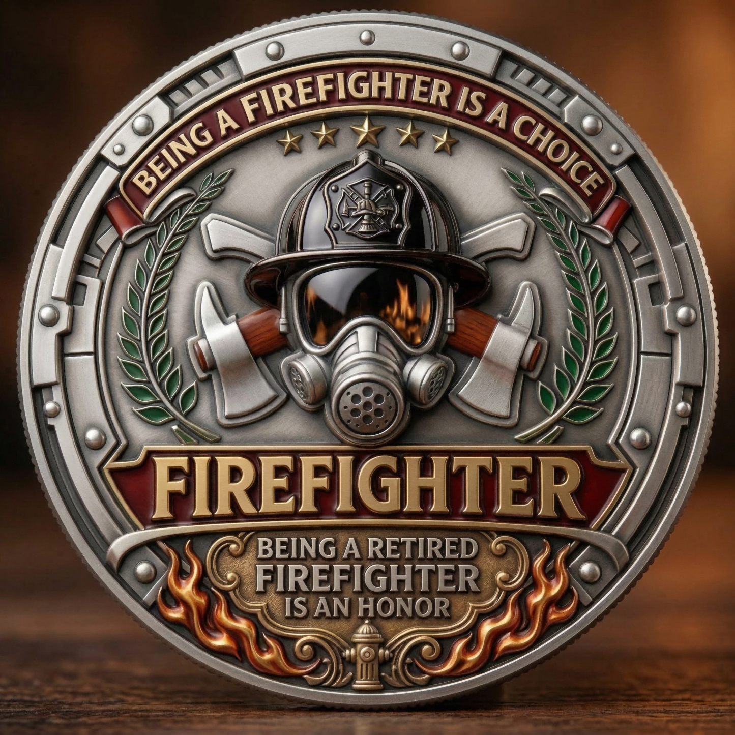 🏆Last Day 60% OFF - First In Last Out Firefighter Challenge Coin 🚒🔥🪙