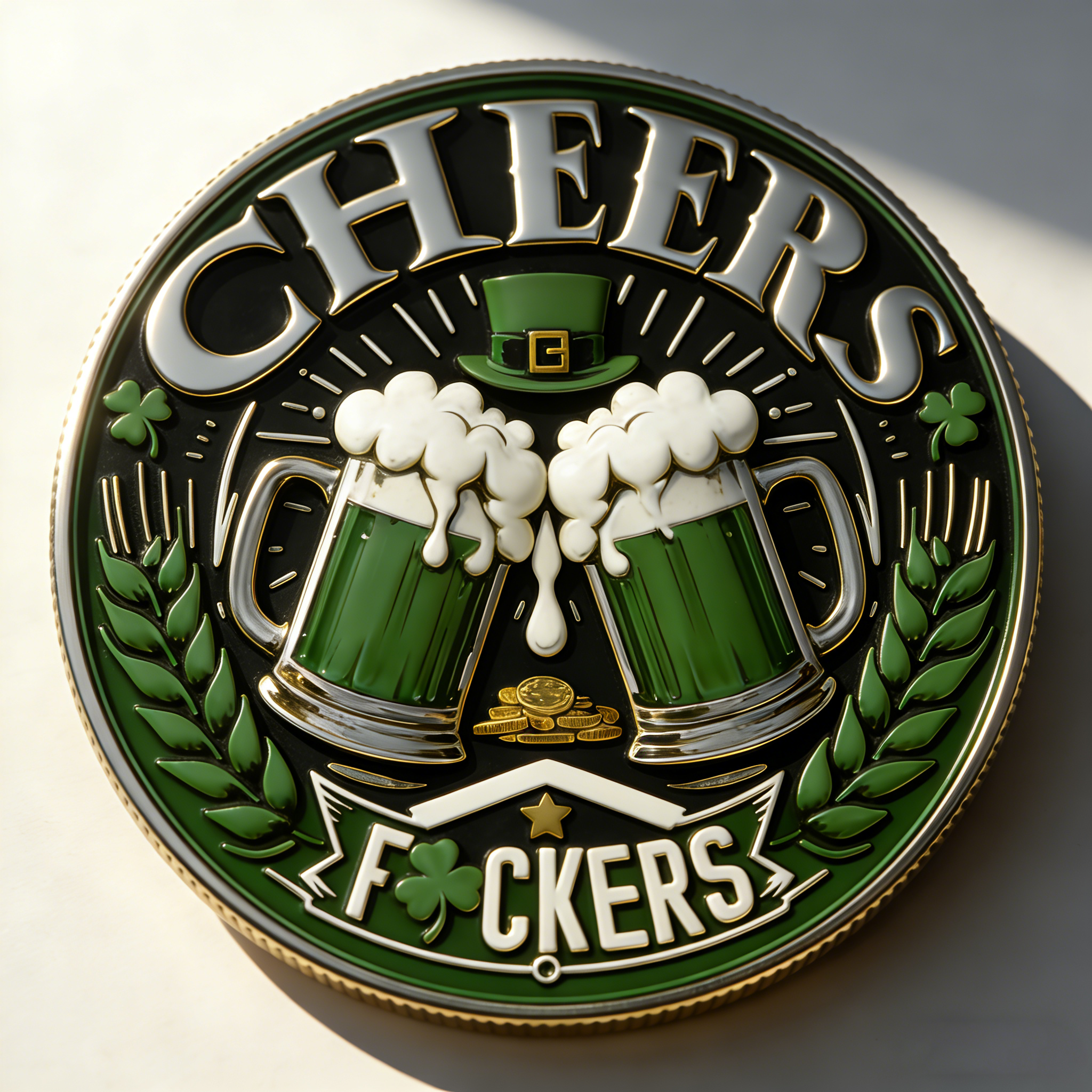 🏆 New Year Special Offer, 40% Off! 🔥 St. Patrick's Day Metal Commemorative Coin