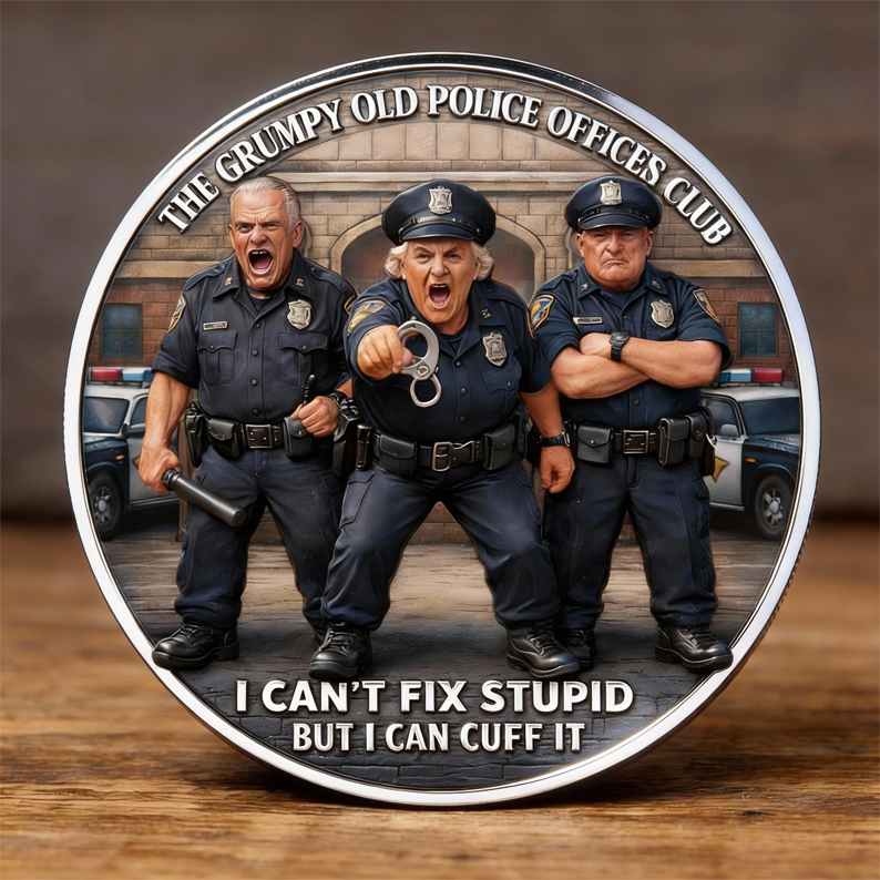 💙Flash Sale 60% OFF - The Grumpy Old Police Officer Club Coin