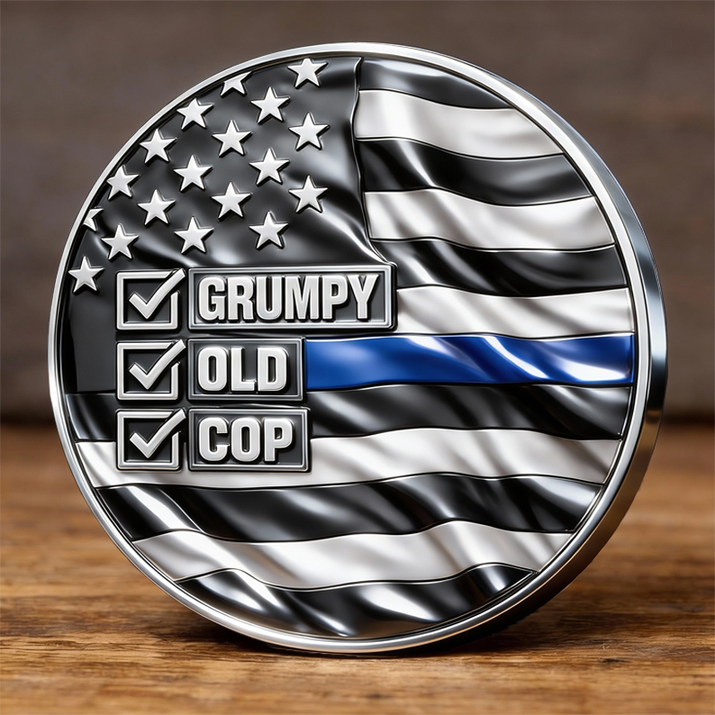 💙Flash Sale 60% OFF - The Grumpy Old Police Officer Club Coin