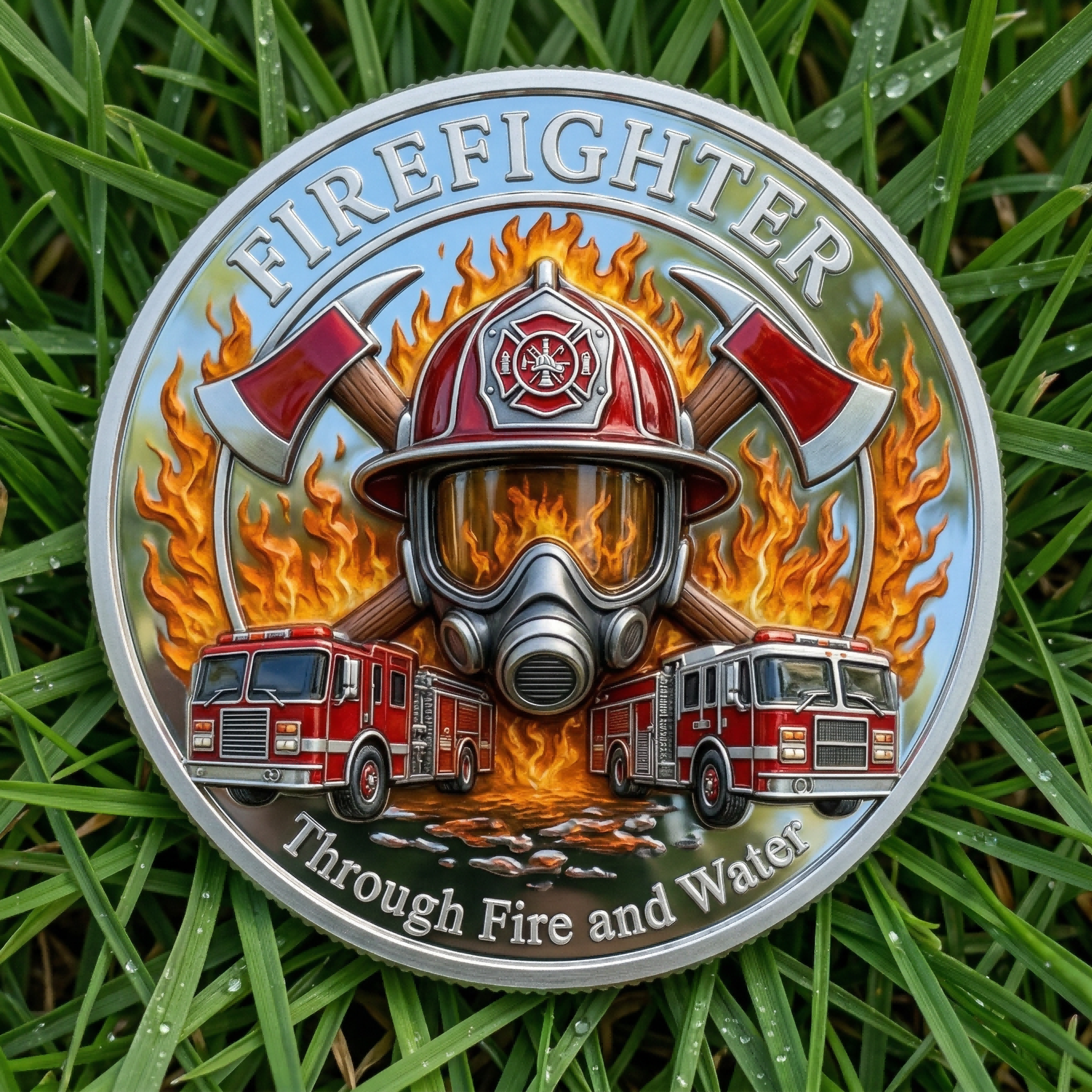 ⚡️Last Day 60% OFF - Firefighter Honor Tribute Commemorative Coin 🚒🔥🪙