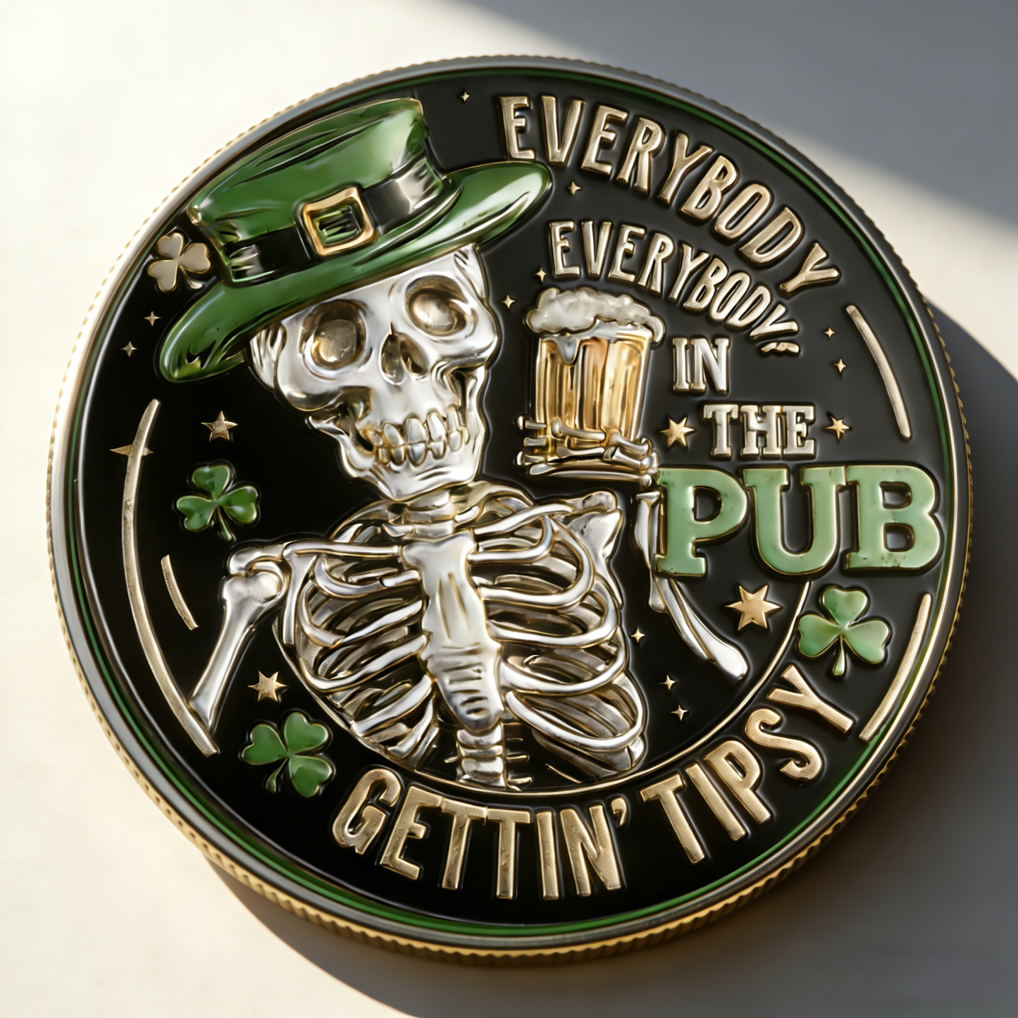 🏆 New Year Special Offer, 40% Off! 🔥 St. Patrick's Day Metal Commemorative Coin
