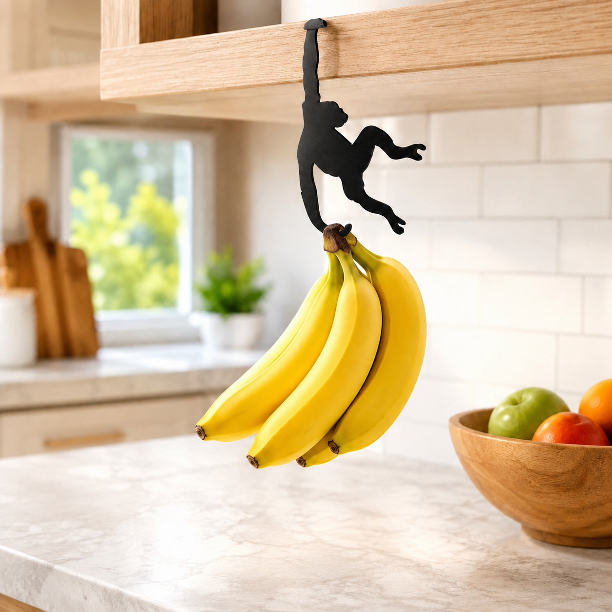 Hanging Monkey Banana Holder Hooks –Funny Kitchen Organizer