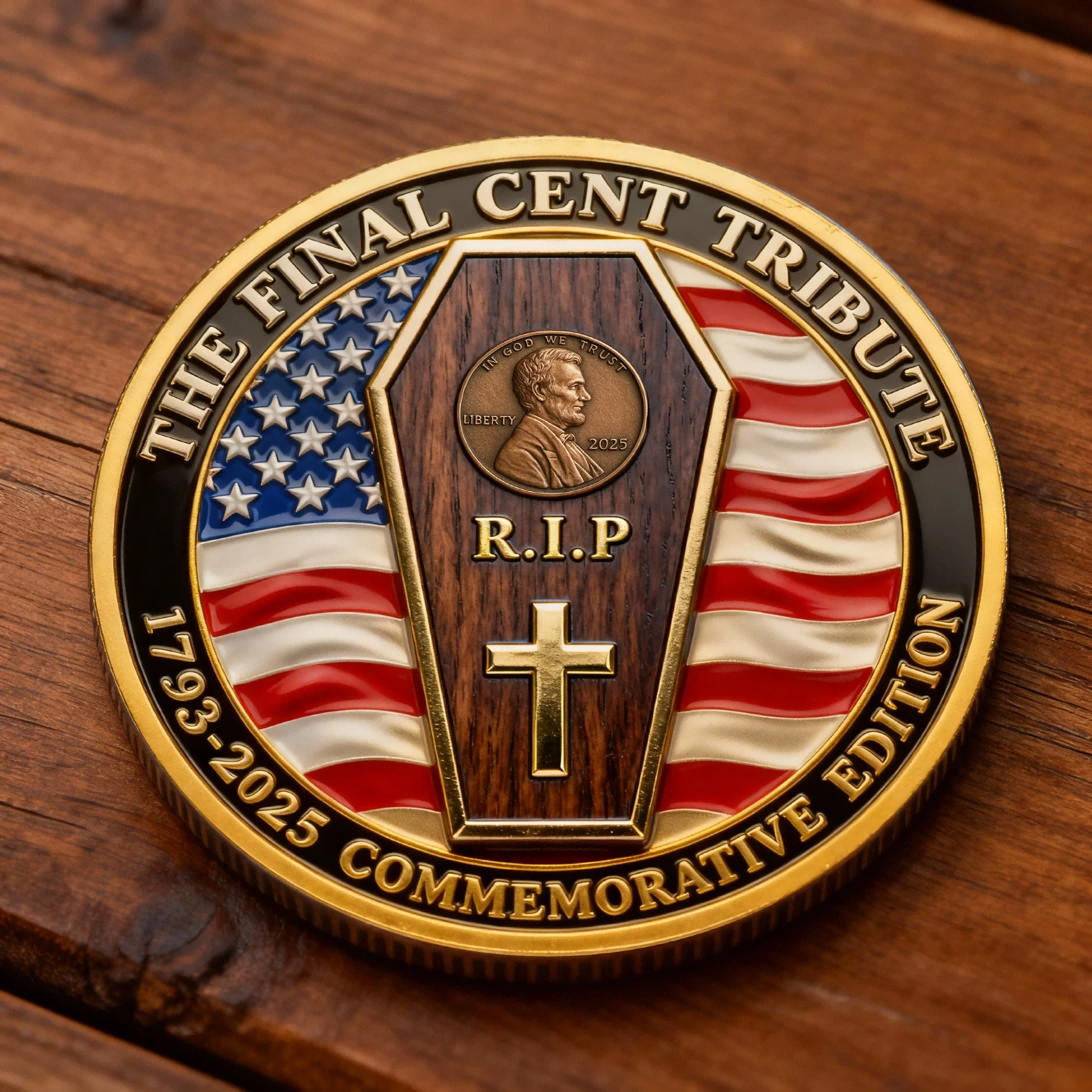🏆Black Friday 60% OFF - 🪙 “The Final Cent Tribute” – 1793–2025 Commemorative Coin