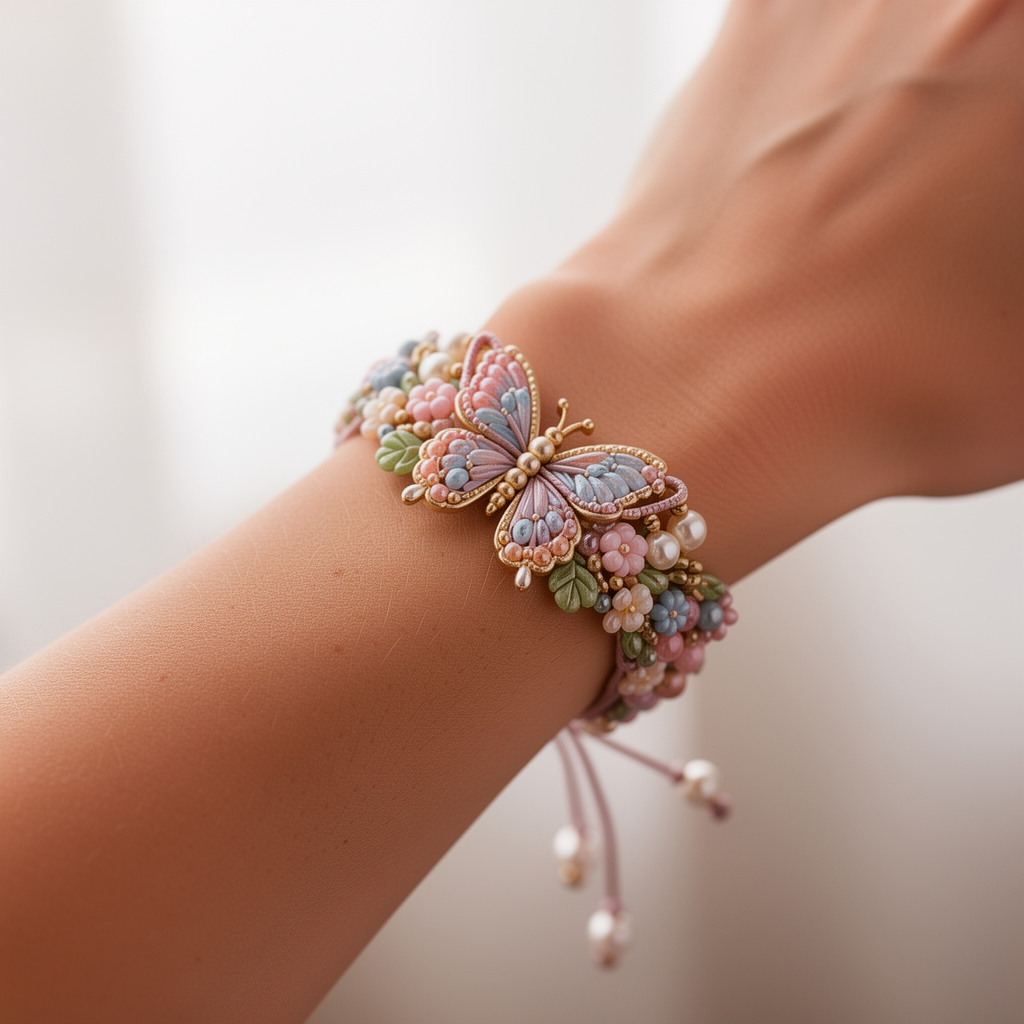 🦋🌼Enchanted Garden Charm Bracelet DIY Kit Series✨🐝🐞