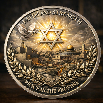 ⚡️Last Day 60% OFF - Shield of Judah Commemorative Coin 🦁🪙✡️