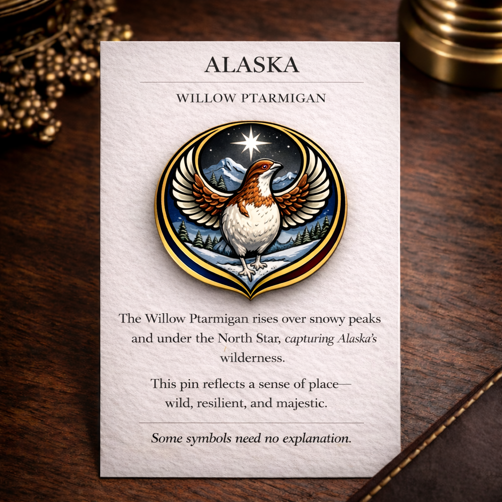 State Bird Pins Collection